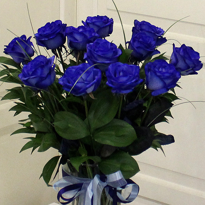 Blau rose 10 stück